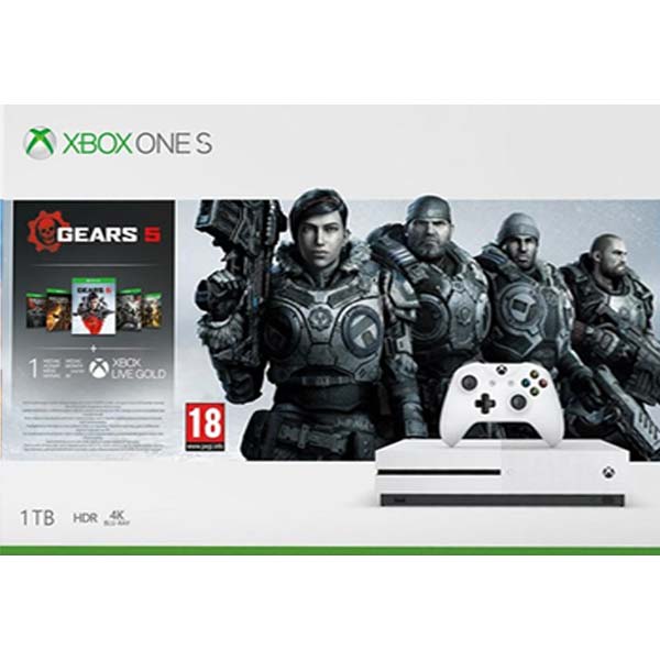 Xbox One S 1TB + Gears 5 + Gears of War 1,2,3,4