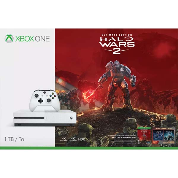 Xbox One S 1TB + Halo Wars 2