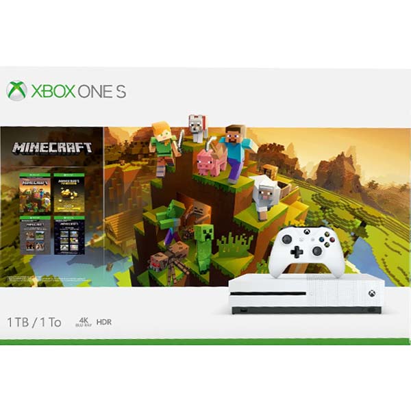 Xbox One S 1TB + Minecraft Creators Bundle