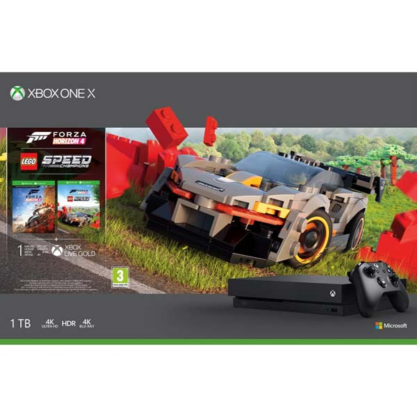 Xbox One X 1TB + Forza Horizon 4 CZ + Forza Horizon 4: LEGO Speed Champions