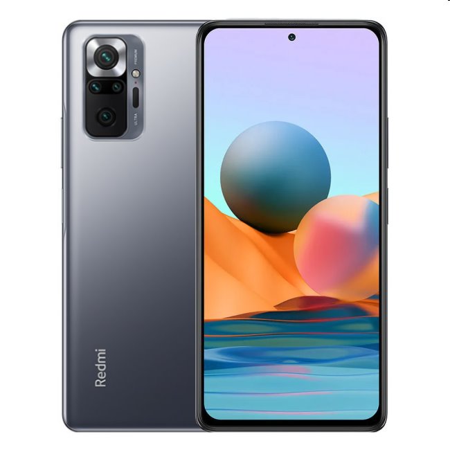 Xiaomi Redmi Note 10 Pro, 6/128GB, gray, A osztály - használt, 12 hónap garancia