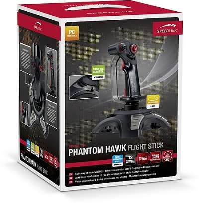 Joystick Speedlink Phantom Hawk Flightstick vezérlő