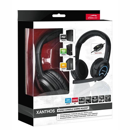 Speed-Link Xanthos Stereo Console Gaming Headset, black Speed-Link Xanthos Stereo Console Gaming Headset, black