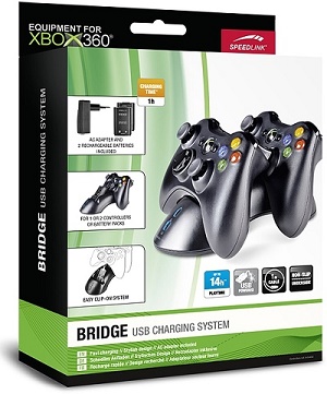 Töltő Speedlink Bridge USB Charging System Xbox 360 Gamepad Töltő Speedlink Bridge USB Charging System Xbox 360 Gamepad