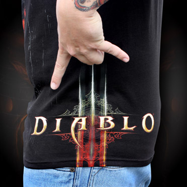 Póló Diablo 3: Burning L Póló Diablo 3: Burning L