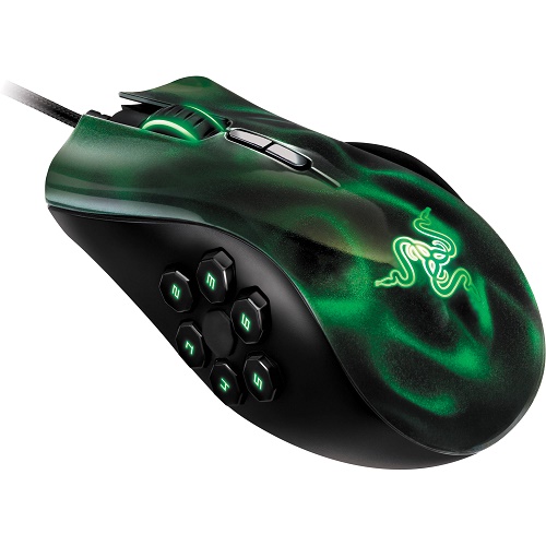 Gamer egér Razer Naga Hex Expert MOBA/Action-RPG, zelená