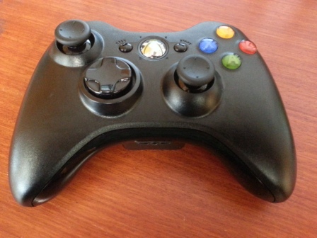Microsoft Xbox 360 Wireless Controller, black - BAZÁR (használt termék , 12 hónap garancia)
