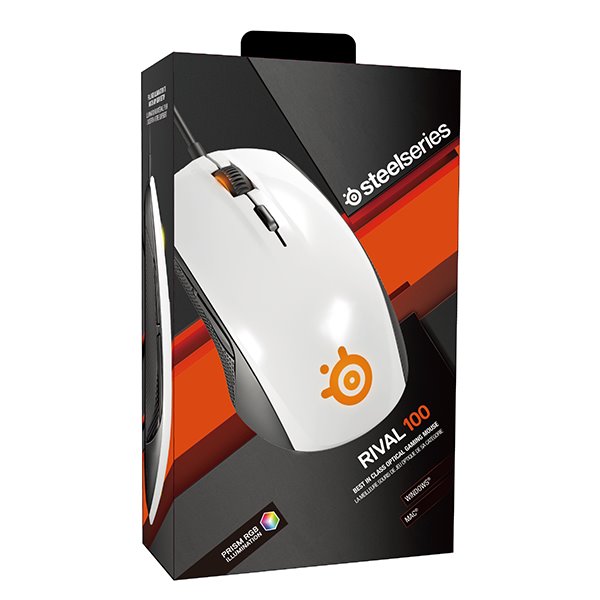 SteelSeries Rival 100, white SteelSeries Rival 100, white