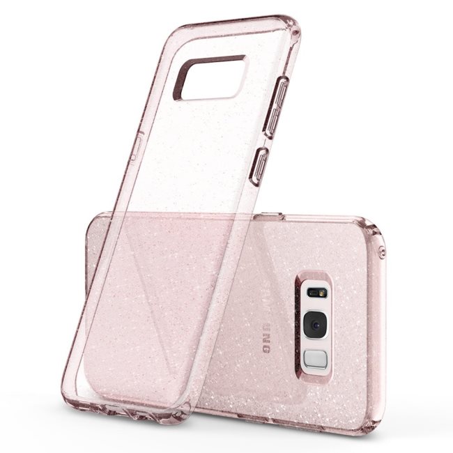 Spigen Liquid Crystal Glitter tok for Samsung Galaxy S8 Plus - G955F, Rose Quartz