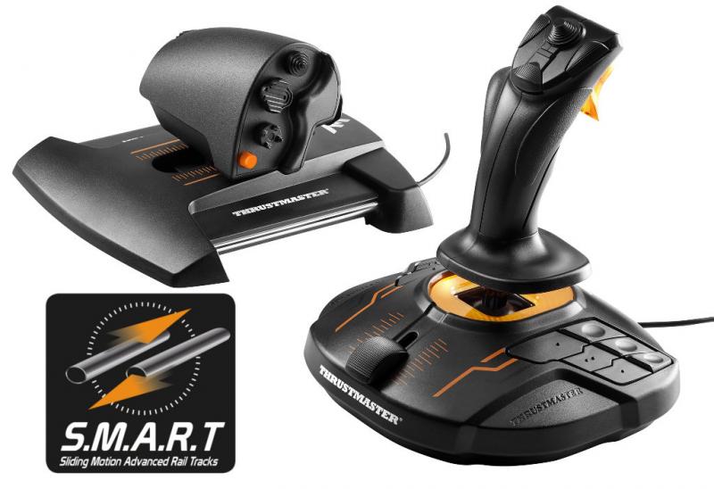 Thrustmaster T16000M FCS + Thrustmaster Gázpedál TWCS Throttle