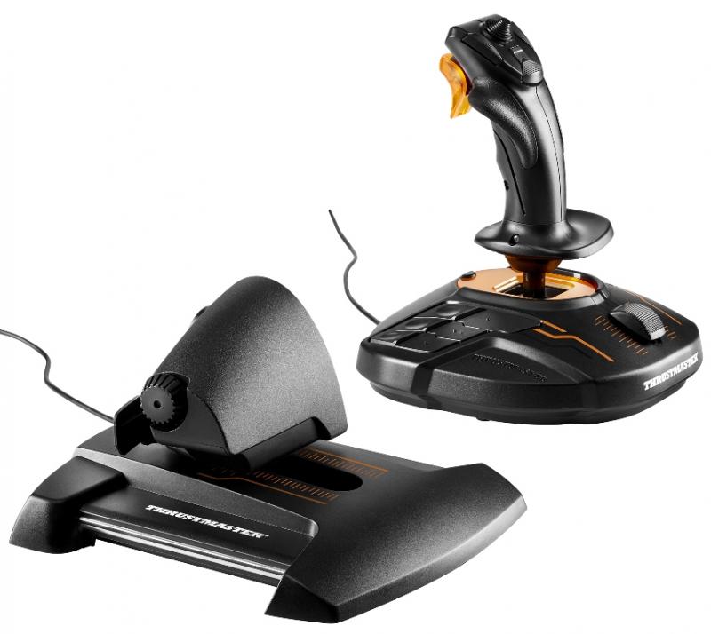 Thrustmaster T16000M FCS + Thrustmaster Gázpedál TWCS Throttle