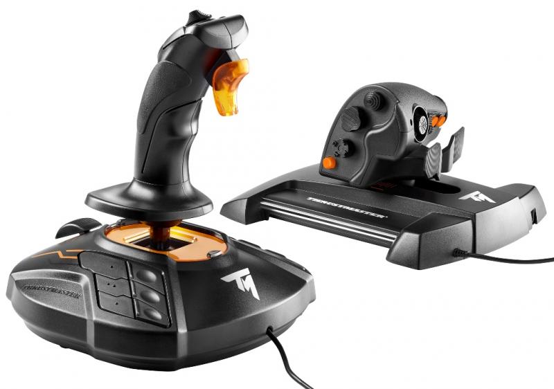 Thrustmaster T16000M FCS + Thrustmaster Gázpedál TWCS Throttle