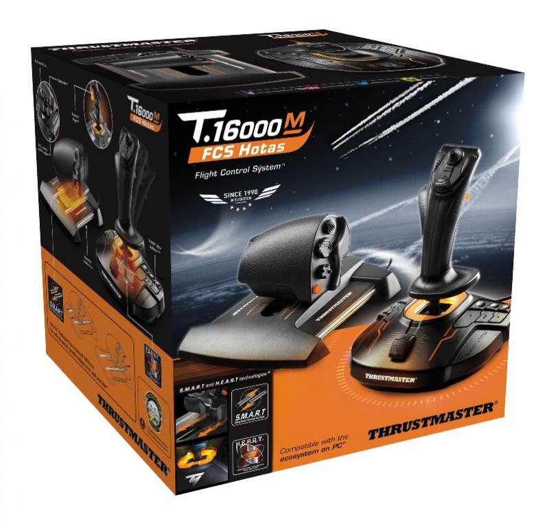 Thrustmaster T16000M FCS + Thrustmaster Gázpedál TWCS Throttle