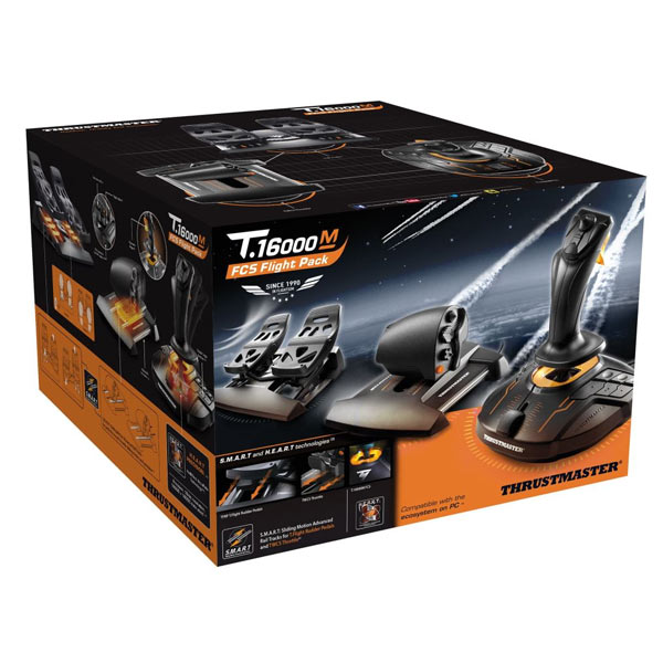 Thrustmaster T16000M FCS + Thrustmaster Gézpedál TWCS Throttle + pedál szett