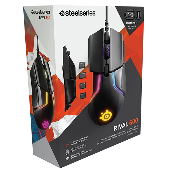 Gamer egér SteelSeries Rival 600