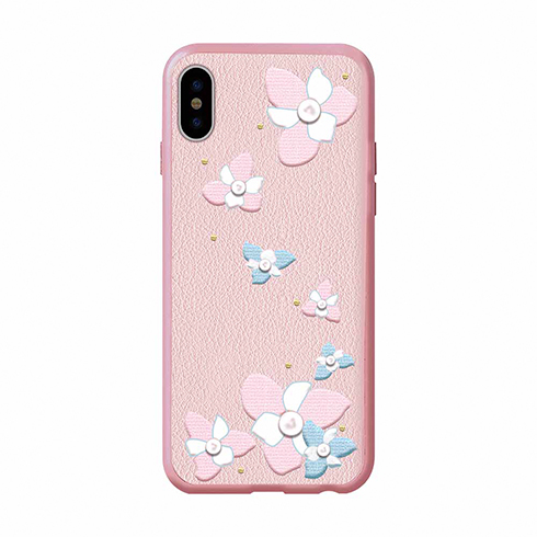 Devia Flower Embroidery Case tok iPhone X/XS számára