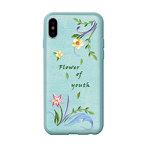 Devia Flower Embroidery Case tok iPhone X/XS számára