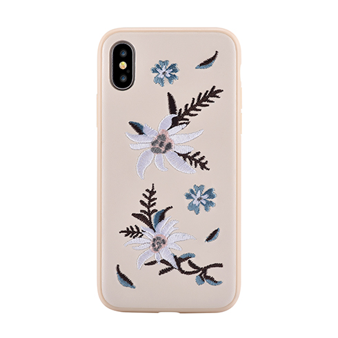 Devia Flower Embroidery Case tok iPhone X/XS számára