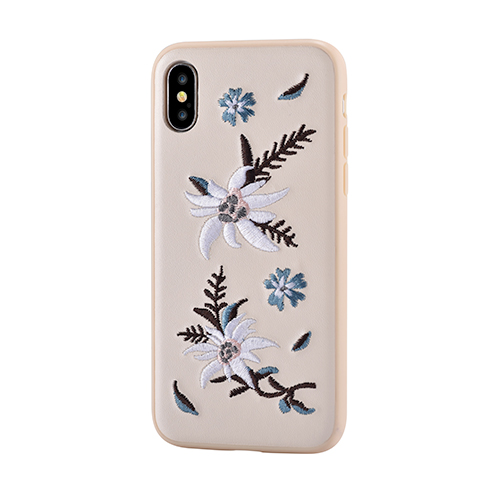 Devia Flower Embroidery Case tok iPhone X/XS számára