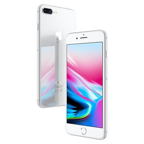 Apple iPhone 8 Plus, 64GB | Silver, B kategória - használt, 12 hónap garancia Apple iPhone 8 Plus, 64GB | Silver, B kategória - használt, 12 hónap garancia