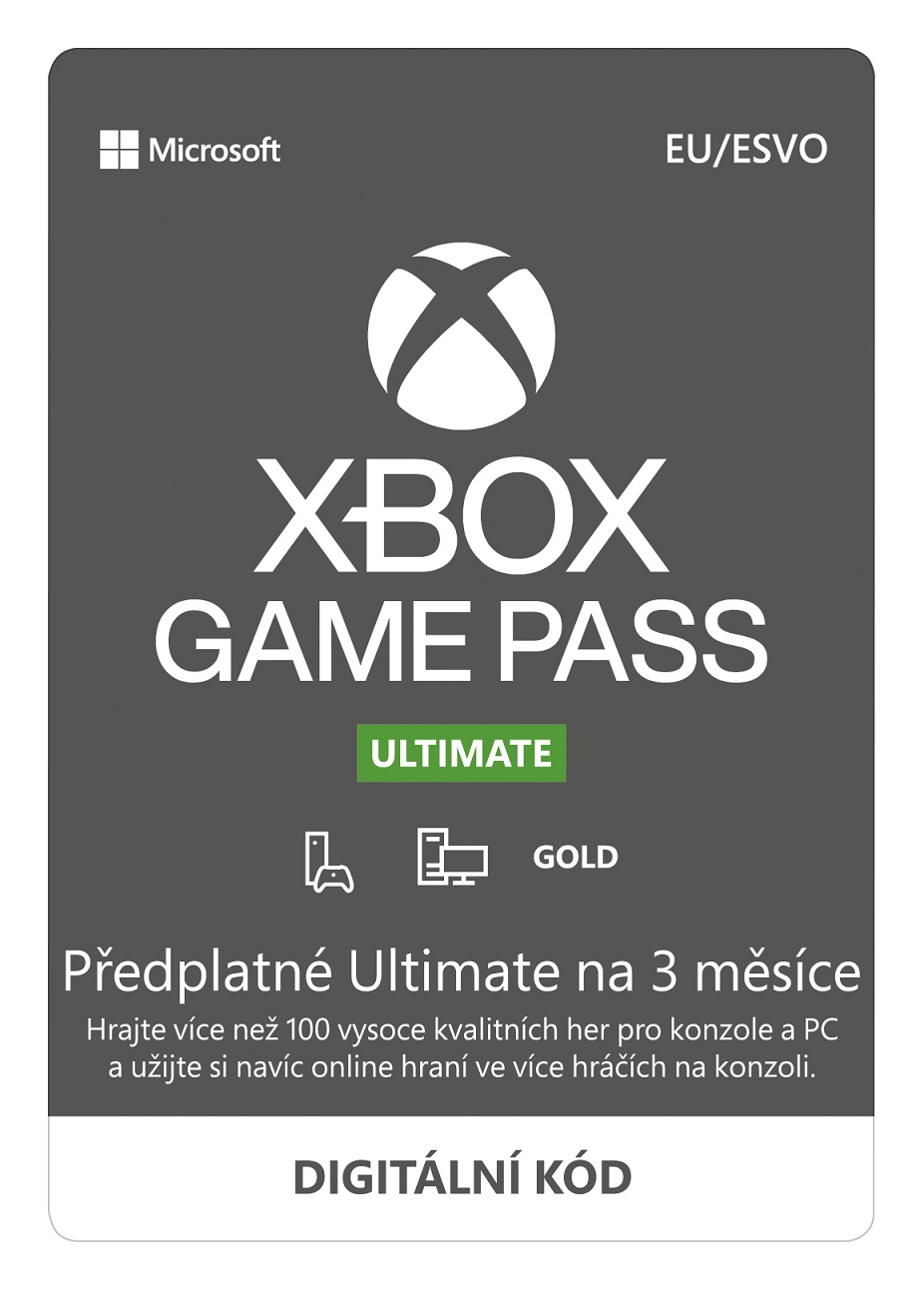Xbox Ultimate Game Pass 3 havi előfizetés