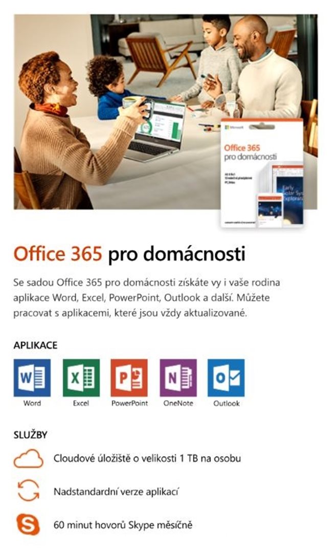 Microsoft 365 családnak - 12 hónap