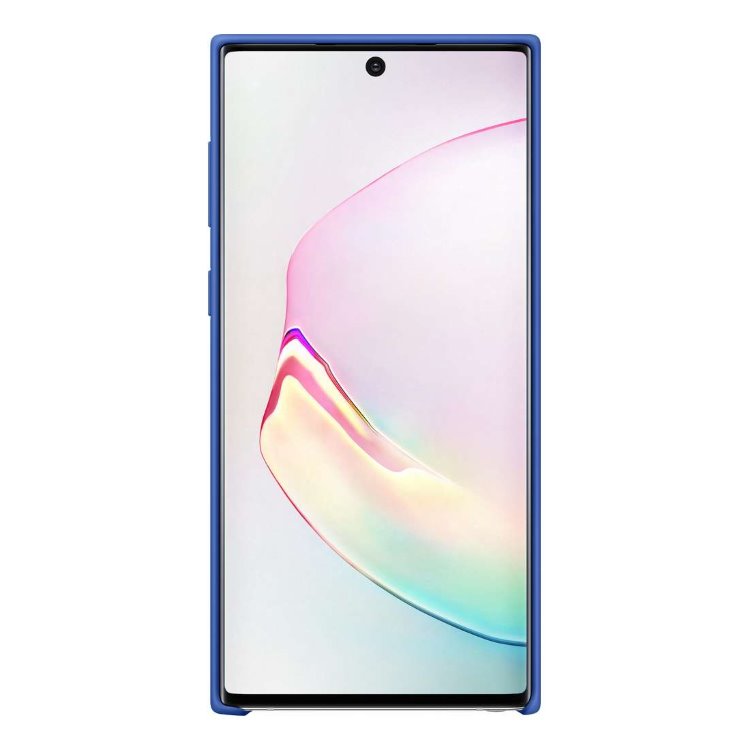 Tok Samsung Silicone Cover EF-PN970TLE for Samsung Galaxy Note 10 - N970F, Blue Tok Samsung Silicone Cover EF-PN970TLE for Samsung Galaxy Note 10 - N970F, Blue