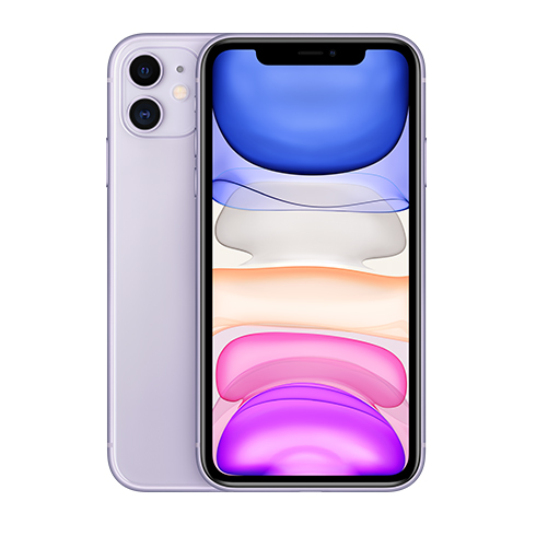 iPhone 11, 128GB, purple