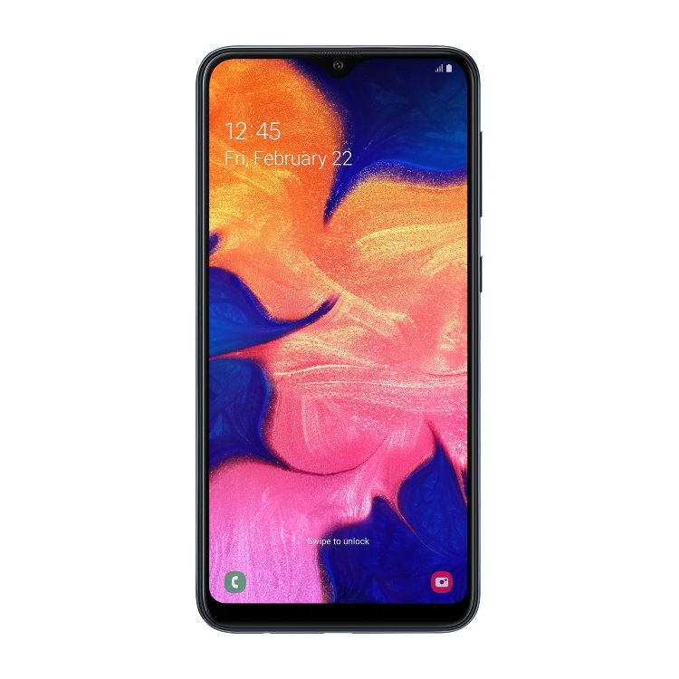 Samsung Galaxy A10 - A105F, Dual SIM, Black - EU disztribúció