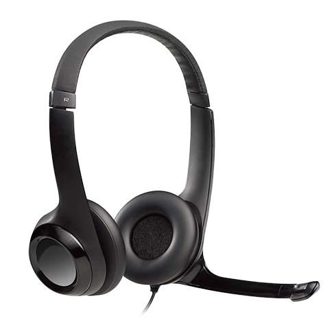 Logitech H390 - USB stereo headset - fekete Logitech H390 - USB stereo headset - fekete