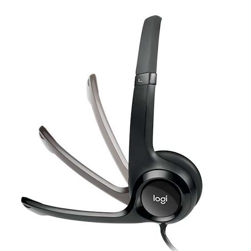 Logitech H390 - USB stereo headset - fekete Logitech H390 - USB stereo headset - fekete