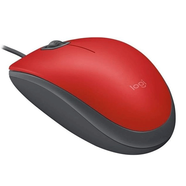 Irodai egér Logitech M110 Silent, piros