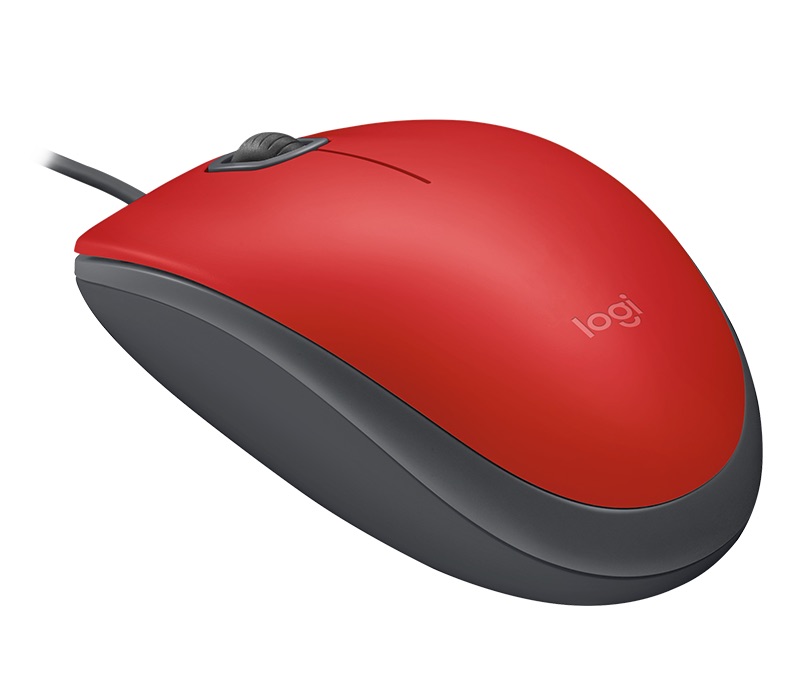 Irodai egér Logitech M110 Silent, piros Irodai egér Logitech M110 Silent, piros