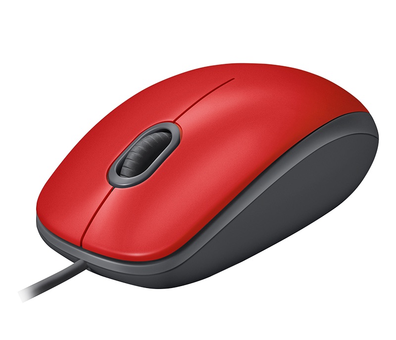 Irodai egér Logitech M110 Silent, piros Irodai egér Logitech M110 Silent, piros