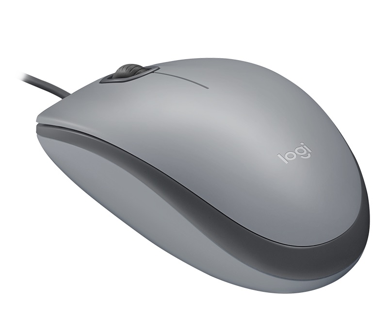 Irodai egér Logitech M110 Silent, sivá