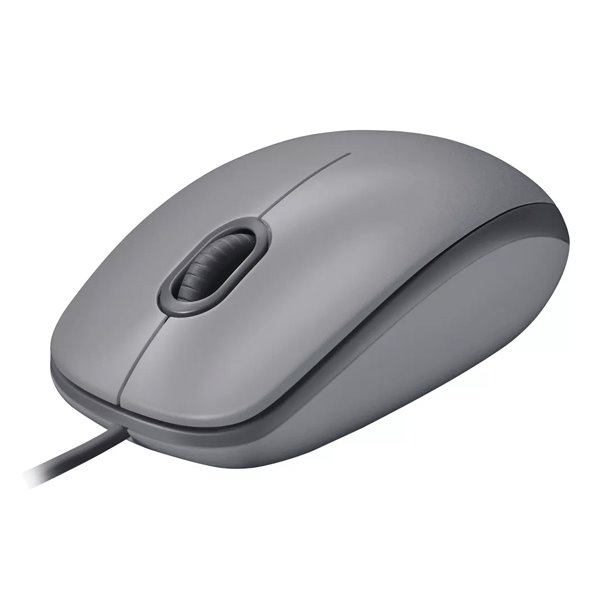 Irodai egér Logitech M110 Silent, sivá