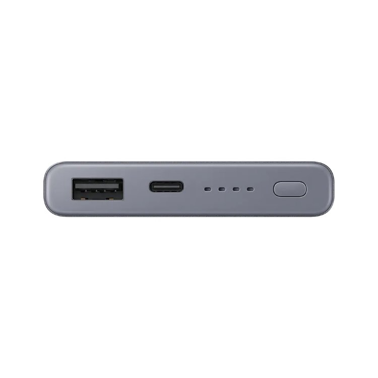 PowerBank Samsung 10000 mAh hordozható áramforrás (25W), szürke PowerBank Samsung 10000 mAh hordozható áramforrás (25W), szürke