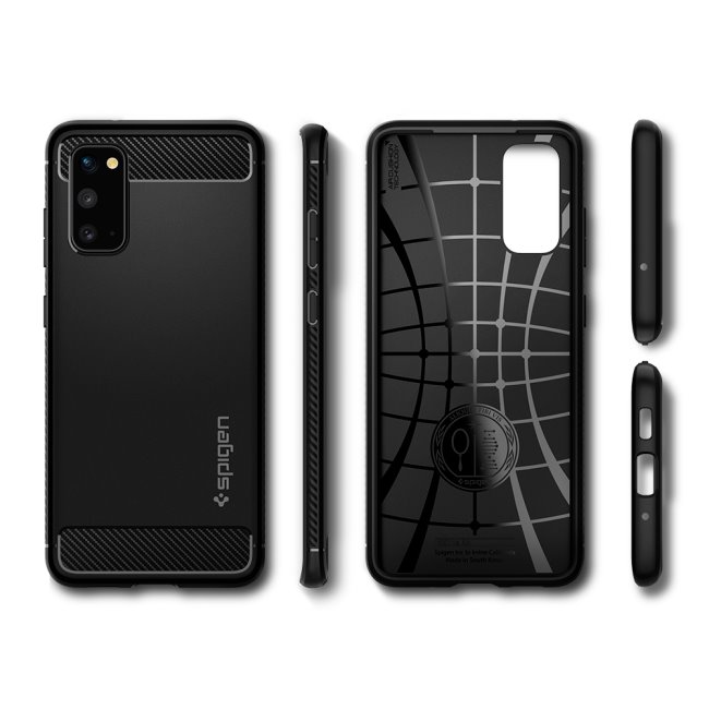 Tok  Spigen Rugged Armor Samsung Galaxy S20 - G980F, Black