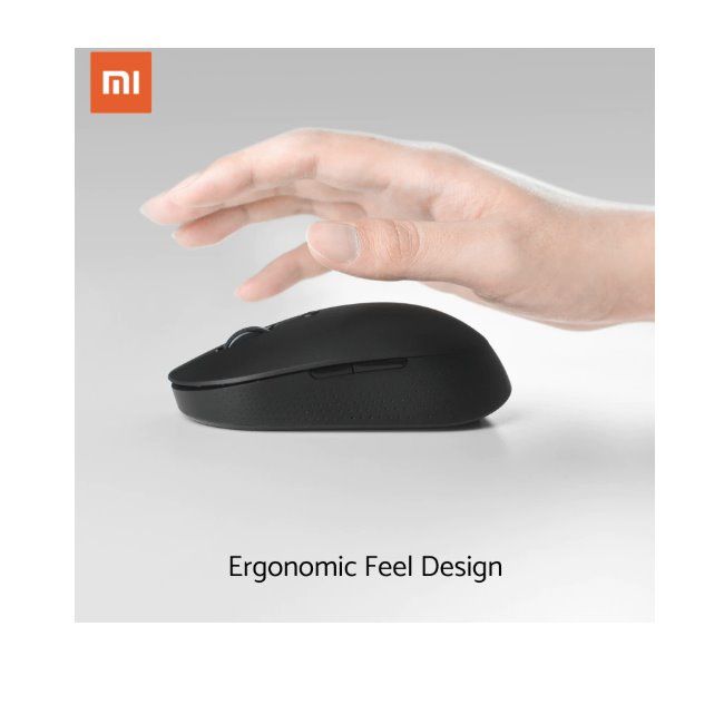 Xiaomi Mi Dual Mode, silent Kiadás - vezeték nélküli egér, fekete Xiaomi Mi Dual Mode, silent Kiadás - vezeték nélküli egér, fekete
