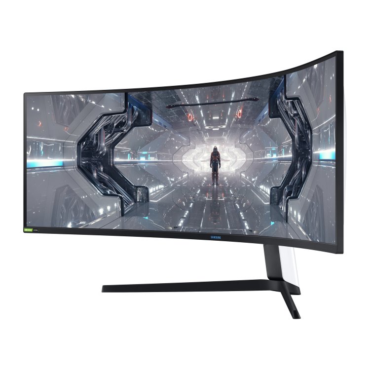 Gamer Monitor Samsung Odyssey G9, 49" DQHD, QLED, 240Hz (LC49G95TSSRXEN)