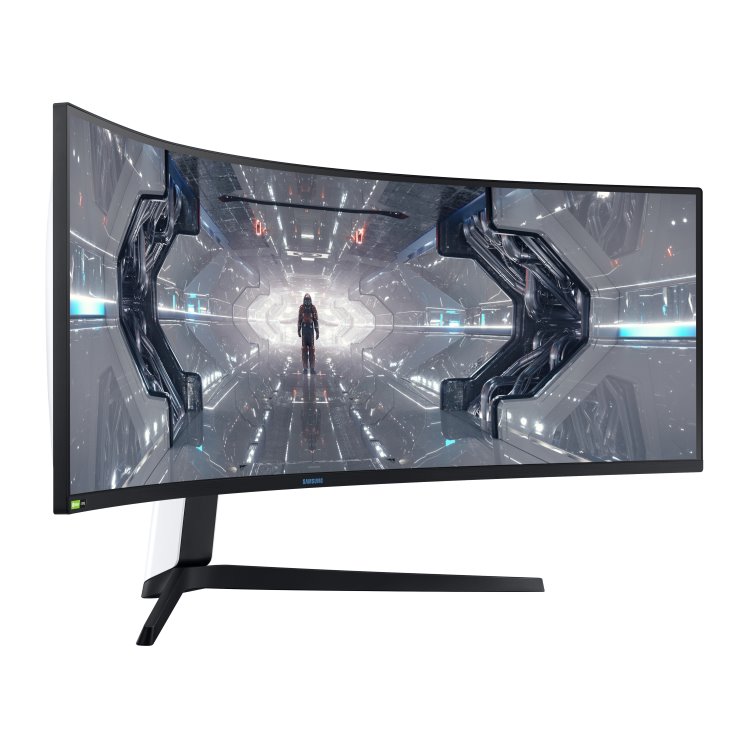 Gamer Monitor Samsung Odyssey G9, 49" DQHD, QLED, 240Hz (LC49G95TSSRXEN)