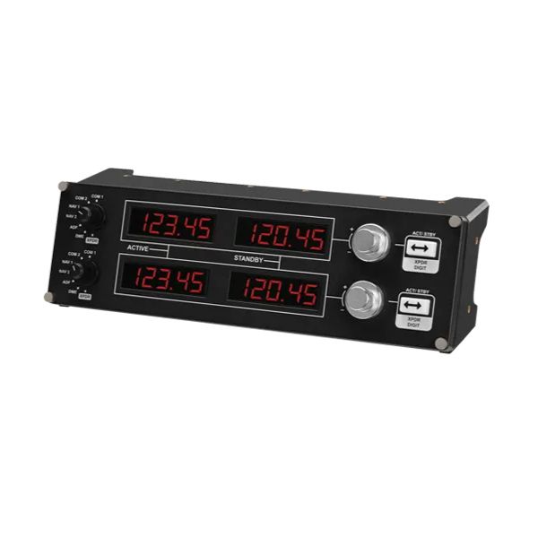 Logitech G Flight Radio Panel - profi szimulációs kommunikáció távirányító Logitech G Flight Radio Panel - profi szimulációs kommunikáció távirányító