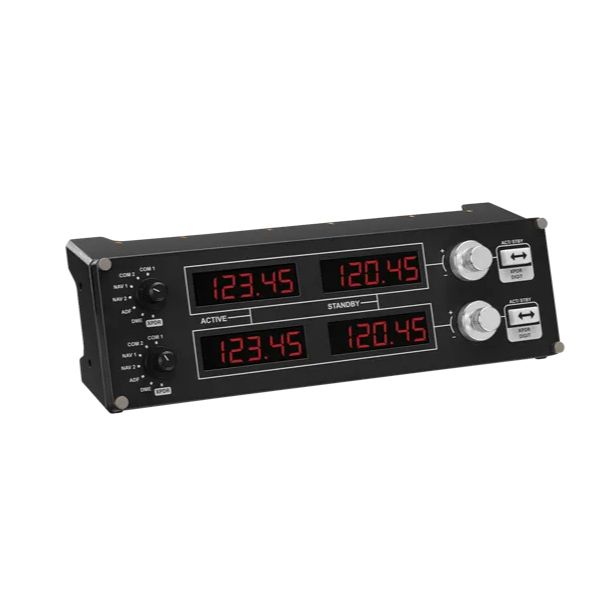 Logitech G Flight Radio Panel - profi szimulációs kommunikáció távirányító Logitech G Flight Radio Panel - profi szimulációs kommunikáció távirányító