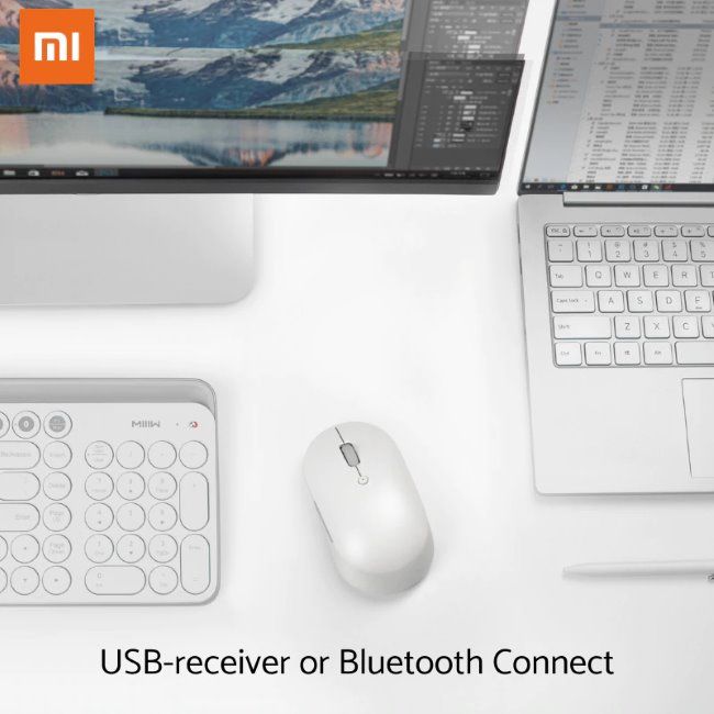 Xiaomi Dual Mode Wireless Mouse S fehér Xiaomi Dual Mode Wireless Mouse S fehér