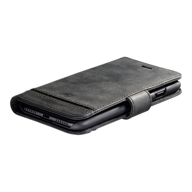 Prémium bőrtok CellularLine Supreme Apple iPhone XR, fekete Prémium bőrtok CellularLine Supreme Apple iPhone XR, fekete
