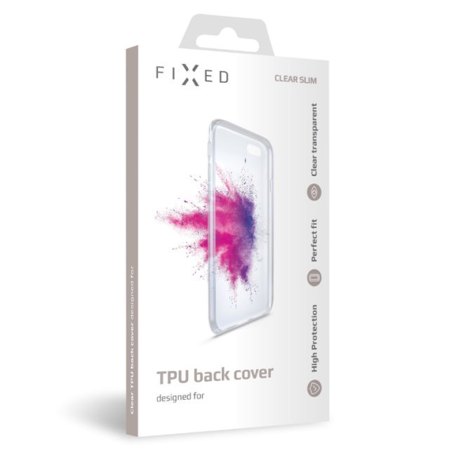 Fixed TPU gél Tok for Apple iPhone 12/12 Pro, átlátszó