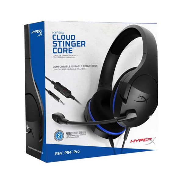 Játékos fülhallgató Kingston HyperX Cloud Stinger Core PS4 számára Játékos fülhallgató Kingston HyperX Cloud Stinger Core PS4 számára