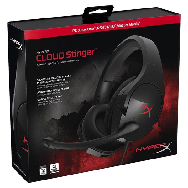 gamer fülhallgató Kingston HyperX Cloud Stinger Headset