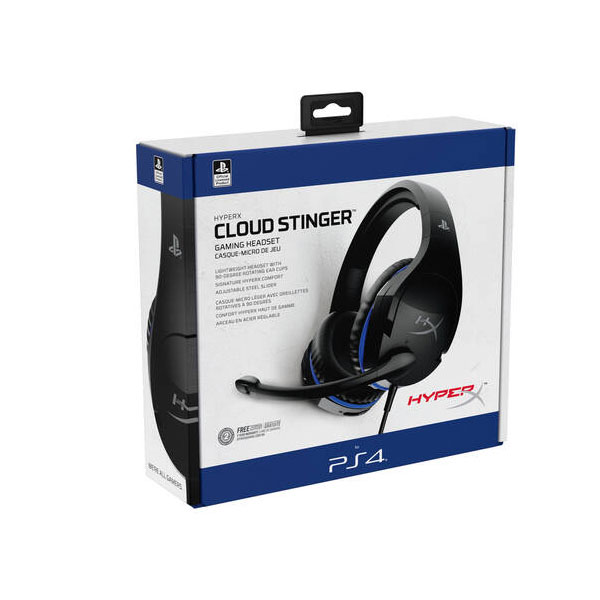 Gamer Fülhallgató Kingston HyperX Cloud Stinger for PS4