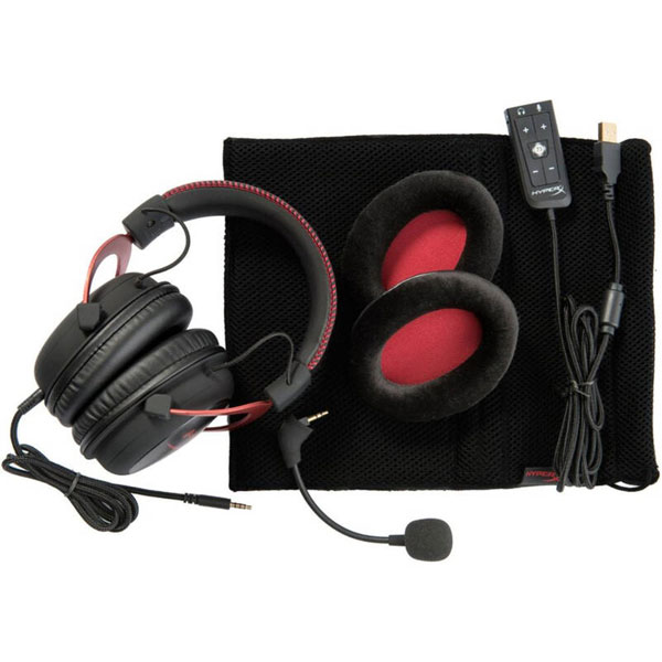 HP HyperX Cloud II - Pro Gaming Headset, Red HP HyperX Cloud II - Pro Gaming Headset, Red